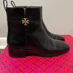 Tory Burch Everly Flat Leather Boot